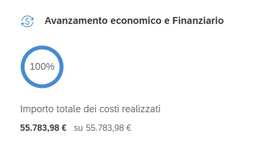 avanzamento economico finanziario Risorse in Comune