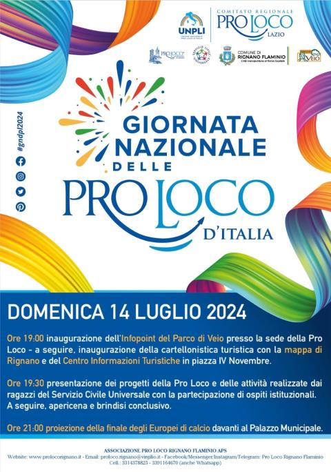 Locandina Programma giornata proloco 2024