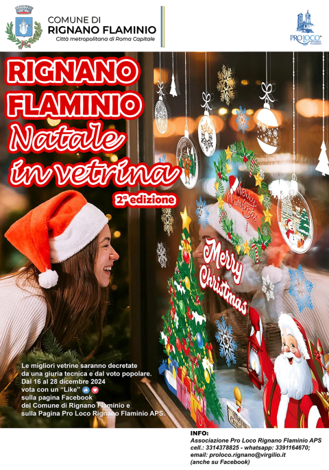 Locandina Natale in Vetrina 2024