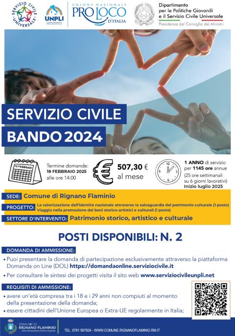 locandina servizio civile