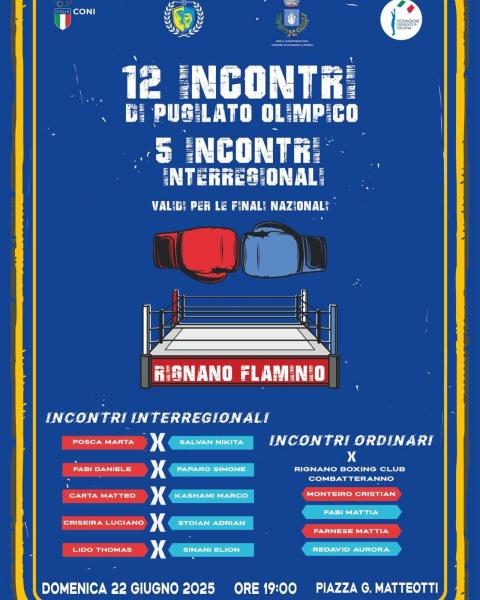 incontri pugilato