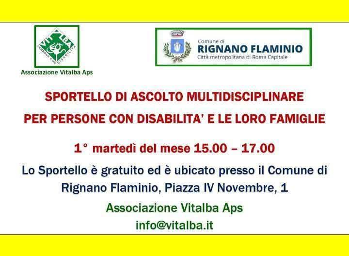 sportello ascolto persone disabili
