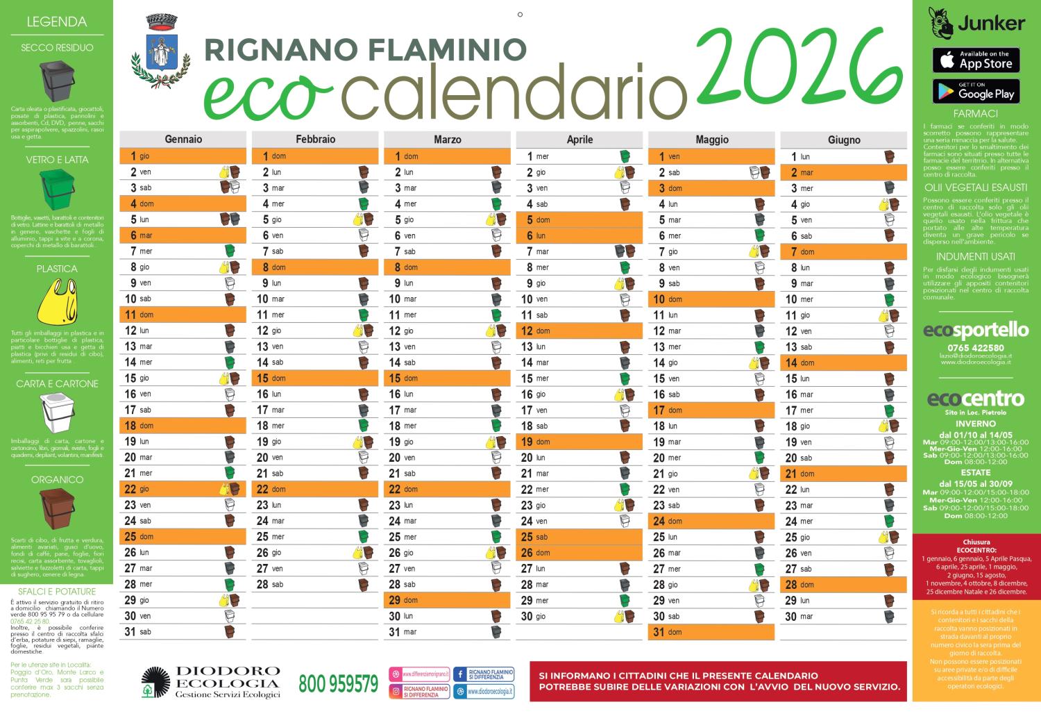 Calendario PAP 2026